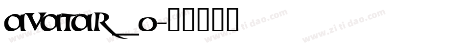 AVATAR__0字体转换