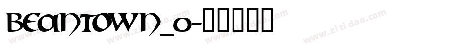 BeanTown_0字体转换