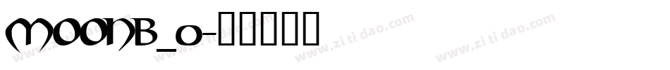 Moonb_0字体转换
