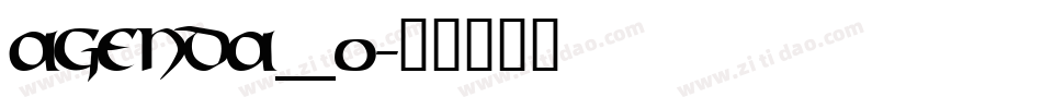 agenda__0字体转换