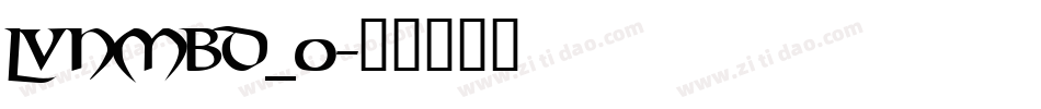 lvnmbd_0字体转换