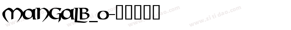 mangalb_0字体转换