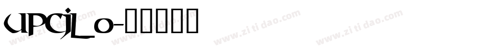 upcjl_0字体转换