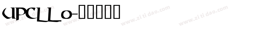 upcll_0字体转换