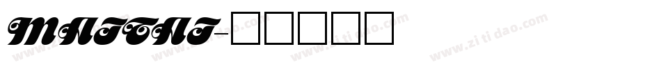 MAITAI字体转换