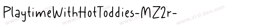 PlaytimeWithHotToddies-MZ2r字体转换