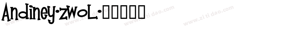 Andiney-zwoL字体转换