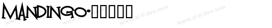 MANDINGO字体转换