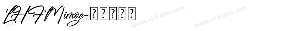 LHFMirage字体转换