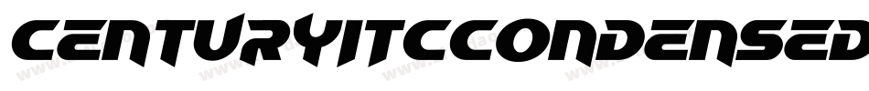 CenturyITCCondensedBQ-UltraItalic字体转换