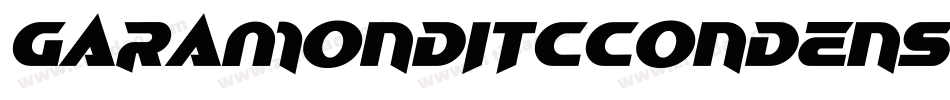 GaramondITCCondensedBQ-UltraItalic字体转换