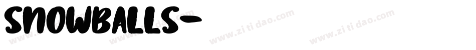 Snowballs字体转换