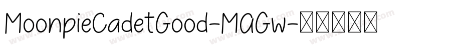 MoonpieCadetGood-MAGw字体转换
