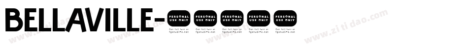 BELLAVILLE字体转换
