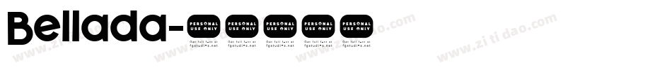 Bellada字体转换