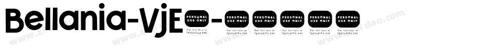 Bellania-VjE6字体转换
