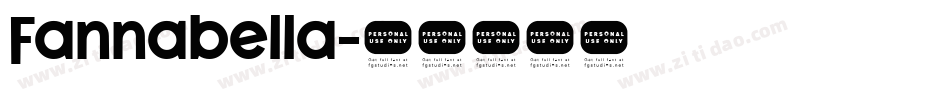 Fannabella字体转换