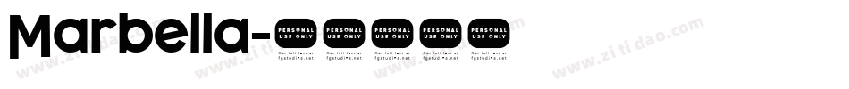 Marbella字体转换