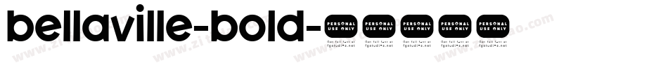 bellaville-bold字体转换