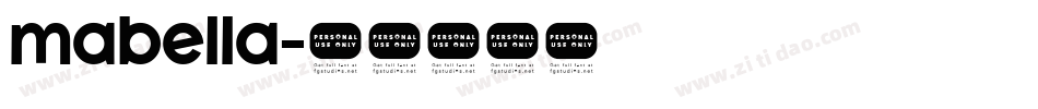 mabella字体转换