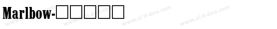 Marlbow字体转换
