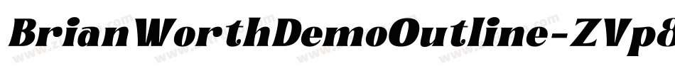 BrianWorthDemoOutline-ZVp83字体转换