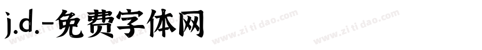 j.d.字体转换