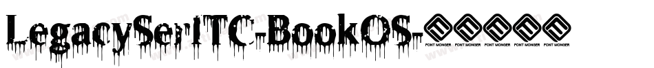 LegacySerITC-BookOS字体转换