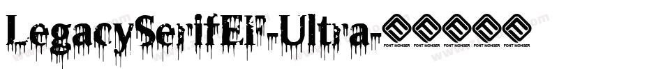 LegacySerifEF-Ultra字体转换