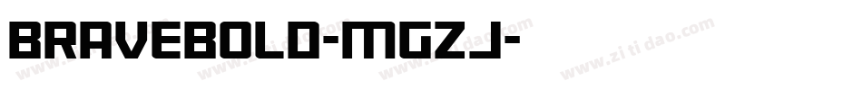 BraveBold-MGzJ字体转换