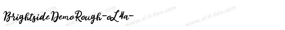 BrightsideDemoRough-oL4a字体转换