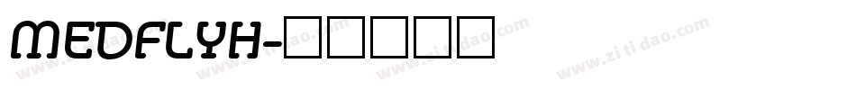 MEDFLYH字体转换