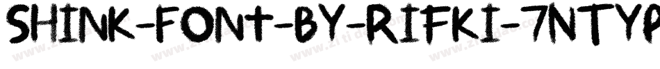 Shink-Font-by-Rifki-7NTypes-2字体转换