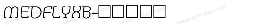 MEDFLYXB字体转换