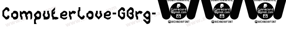 ComputerLove-GBrg字体转换