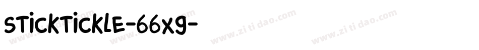 StickTickle-66xg字体转换