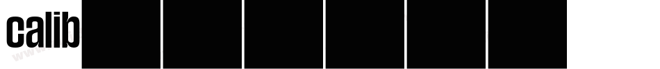 calib字体转换