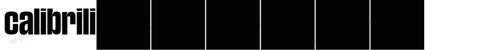 calibrili字体转换 calibrili字体转换
