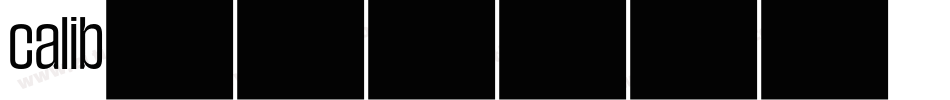 calib字体转换