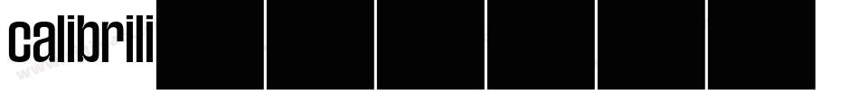 calibrili字体转换 calibrili字体转换