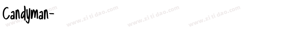 Candyman字体转换