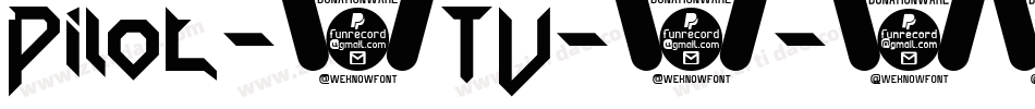 Pilot-3TU-3字体转换