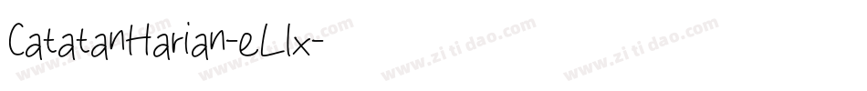 CatatanHarian-eLlx字体转换