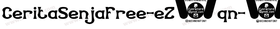 CeritaSenjaFree-eZ2qn字体转换