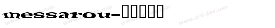 MESSAROU字体转换