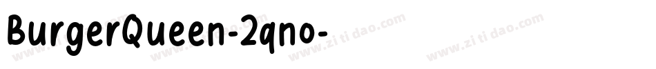 BurgerQueen-2qno字体转换