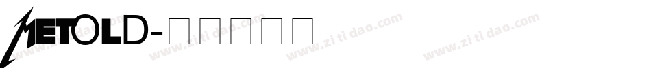 METOLD字体转换