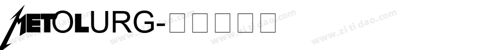 METOLURG字体转换