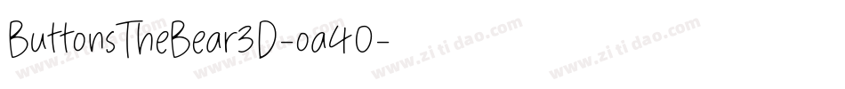 ButtonsTheBear3D-oa40字体转换