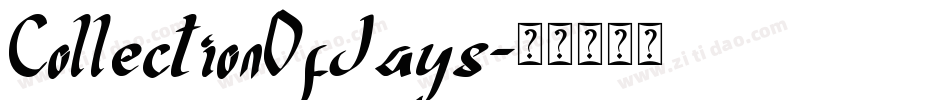 CollectionOfJays字体转换